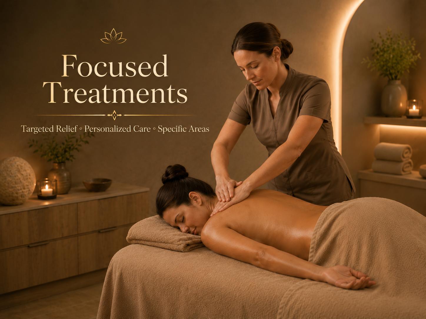 Focused massage treatment at Eminence Massage in Las Vegas